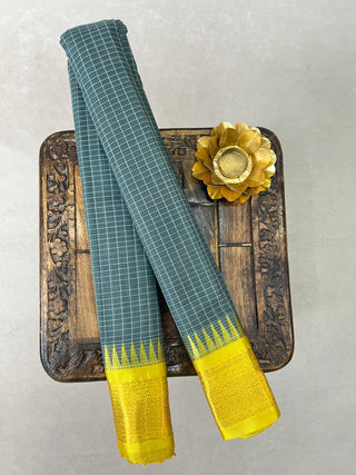 GADWAL PURE COTTON CHECKS HANDLOOM SAREE