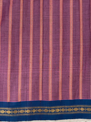 GADWAL PURE COTTON SMALL BORDER HANDLOOM SAREE