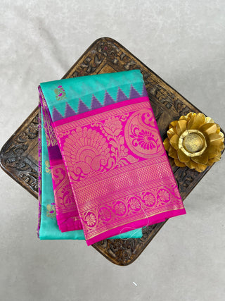 SEMI GADWAL SAREE
