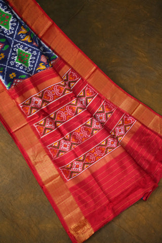 POCHAMPALLY IKKAT PURE SILK HANDLOOM SAREE