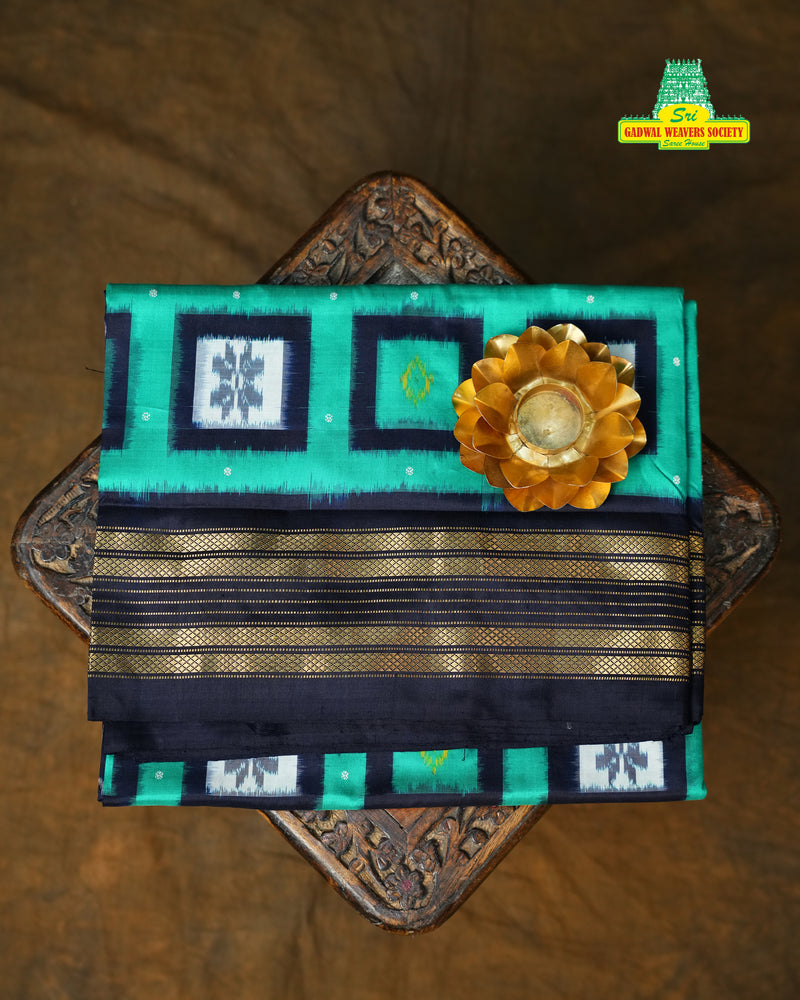 IKKAT PURE SILK HANDLOOM SAREE