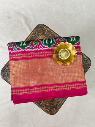 POCHAMPALLY IKKAT PURE SILK HANDLOOM SAREE