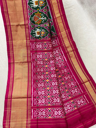 POCHAMPALLY IKKAT PURE SILK HANDLOOM SAREE