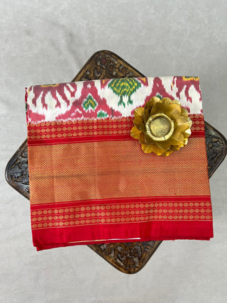 POCHAMPALLY IKKAT PURE SILK HANDLOOM SAREE