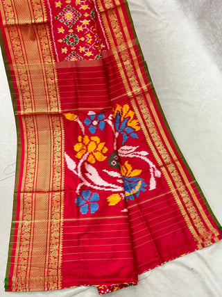 POCHAMPALLY IKKAT PURE SILK HANDLOOM SAREE