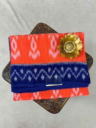 IKKAT PURE COTTON HANDLOOM SAREE