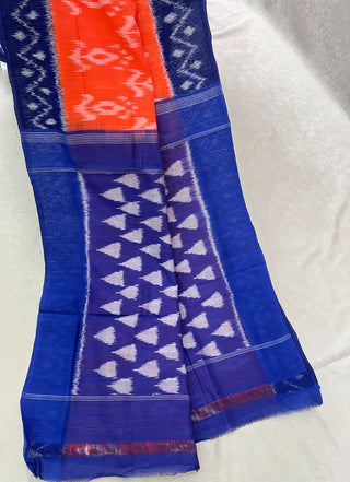IKKAT PURE COTTON HANDLOOM SAREE