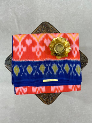 POCHAMPALLY IKKAT PURE COTTON SAREE