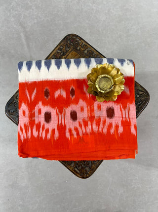 POCHAMPALLY IKKAT PURE COTTON SAREE