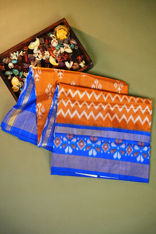 POCHAMPALLY IKKAT PURE SILK HANDLOOM SAREE