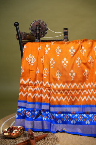 POCHAMPALLY IKKAT PURE SILK HANDLOOM SAREE