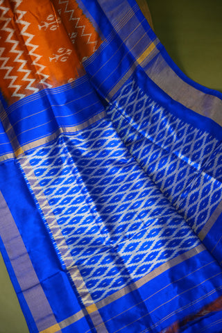 POCHAMPALLY IKKAT PURE SILK HANDLOOM SAREE