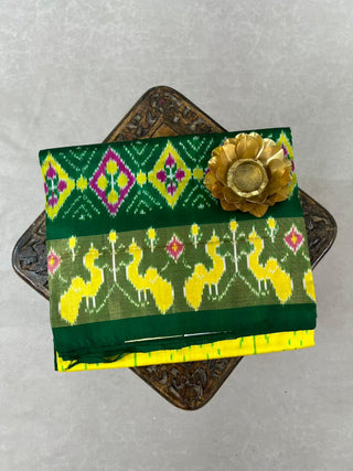 POCHAMPALLY IKKAT PURE SILK HANDLOOM SAREE