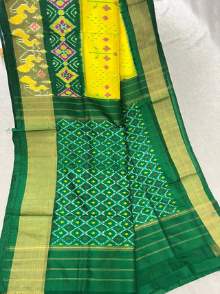 POCHAMPALLY IKKAT PURE SILK HANDLOOM SAREE