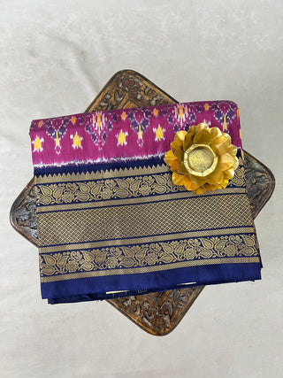 POCHAMPALLY IKKAT PURE SILK HANDLOOM SAREE