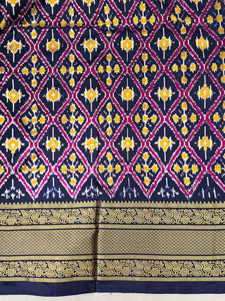 POCHAMPALLY IKKAT PURE SILK HANDLOOM SAREE