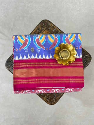 POCHAMPALLY IKKAT PURE SILK HANDLOOM SAREE