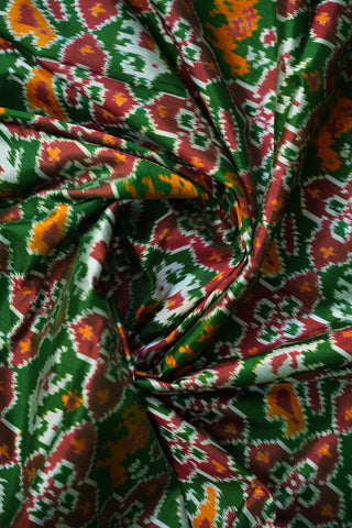 POCHAMPALLY IKKAT PURE SILK HANDLOOM SAREE