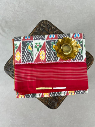 POCHAMPALLY IKKAT PURE SILK HANDLOOM SAREE