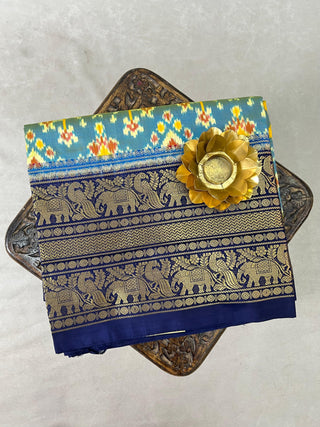 POCHAMPALLY IKKAT PURE SILK HANDLOOM SAREE