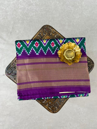 POCHAMPALLY IKKAT PURE SILK HANDLOOM SAREE