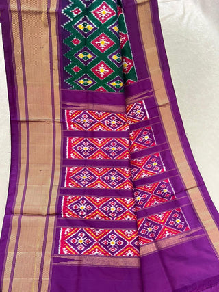 POCHAMPALLY IKKAT PURE SILK HANDLOOM SAREE
