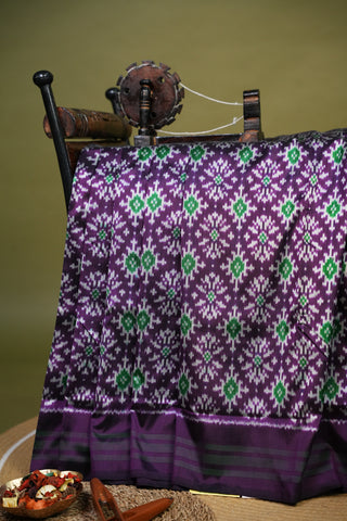 POCHAMPALLY IKKAT PURE SILK HANDLOOM SAREE