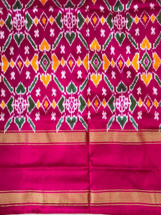 POCHAMPALLY IKKAT PURE SILK HANDLOOM SAREE