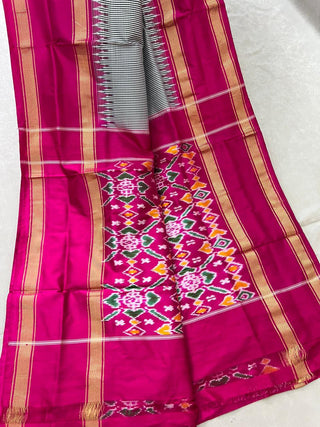 POCHAMPALLY IKKAT PURE SILK HANDLOOM SAREE