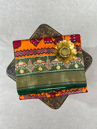 POCHAMPALLY IKKAT PURE SILK HANDLOOM SAREE