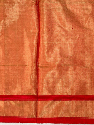 POCHAMPALLY IKAT PURE SILK TISSUE HANDLOOM SAREE