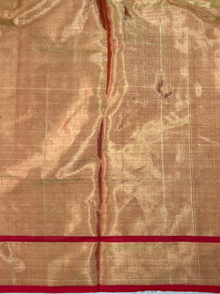 POCHAMPALLY IKAT PURE SILK TISSUE HANDLOOM SAREE