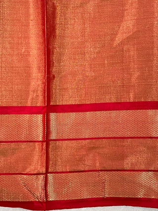 POCHAMPALLY IKAT PURE SILK TISSUE HANDLOOM SAREE