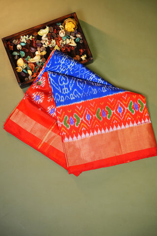 POCHAMPALLY IKKAT PURE SILK HANDLOOM SAREE