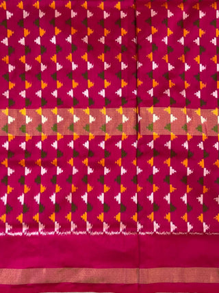 POCHAMPALLY IKKAT PURE SILK HANDLOOM SAREE