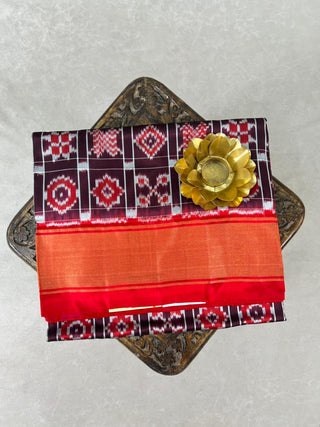 POCHAMPALLY IKKAT PURE SILK HANDLOOM SAREE