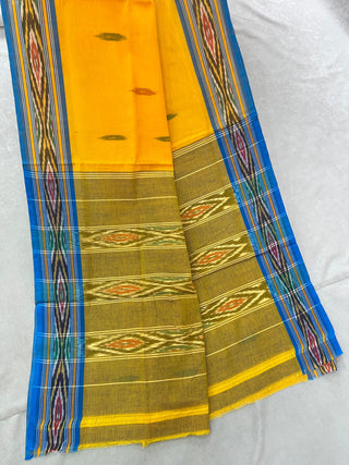 IKKAT PURE COTTON HANDLOOM SAREE