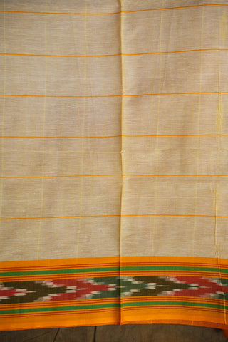 IKKAT PURE COTTON CHECKS SAREE