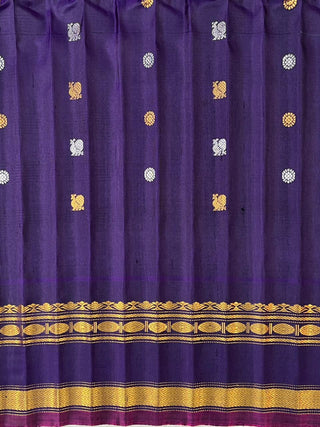 GADWAL PURE SILK CHECKS HANDLOOM SAREE