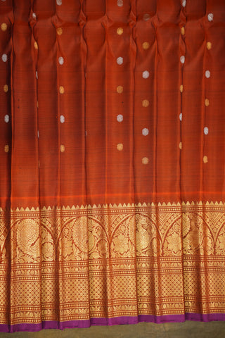 GADWAL PURE SILK BROCADE HANDLOOM SAREE
