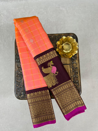 EXCLUSIVE GADWAL PURE SILK HANDLOOM SAREE