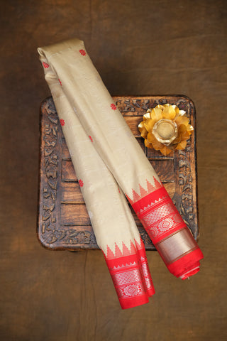 GADWAL PURE SILK CHECKS HANDLOOM SAREE