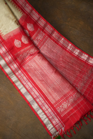 GADWAL PURE SILK CHECKS HANDLOOM SAREE