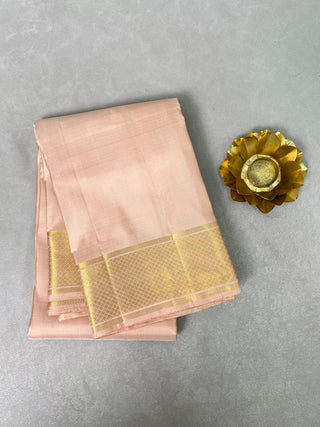 GADWAL DHOTI PURE SILK HANDLOOM 2PC SET