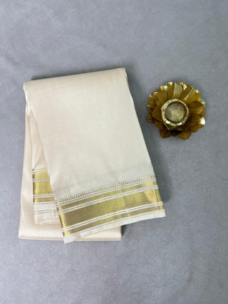 GADWAL DHOTI PURE SILK HANDLOOM 2PC SET