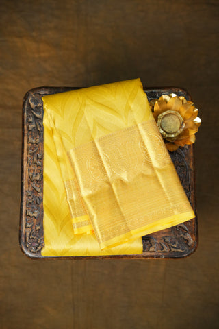 KANCHIPURAM PURE SILK BROCADE HANDLOOM SAREE