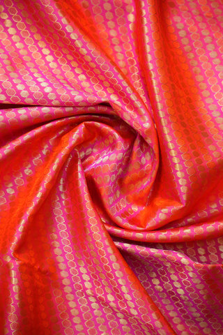 KANCHIPURAM PURE SILK BROCADE HANDLOOM SAREE