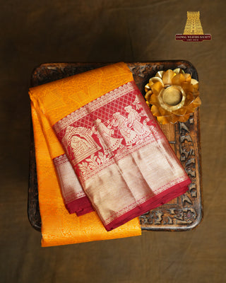 KANCHIPURAM PURE SILK HANDLOOM SAREE