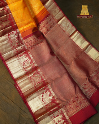 KANCHIPURAM PURE SILK HANDLOOM SAREE