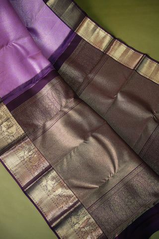 KANCHIPURAM PURE SILK BROCADE HANDLOOM SAREE